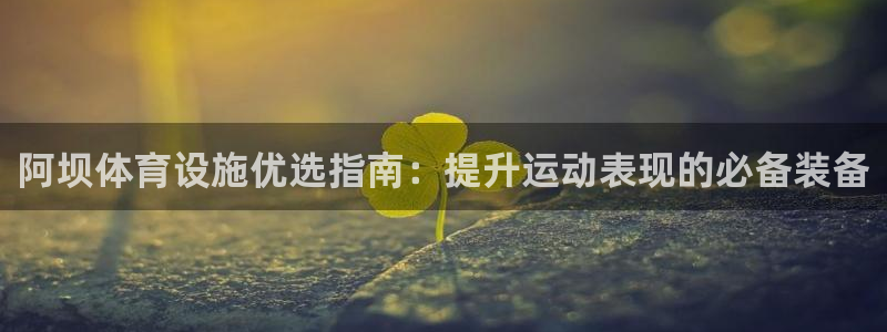 意昂体育3官方客服电话：阿坝体育设施优选指南：提升运