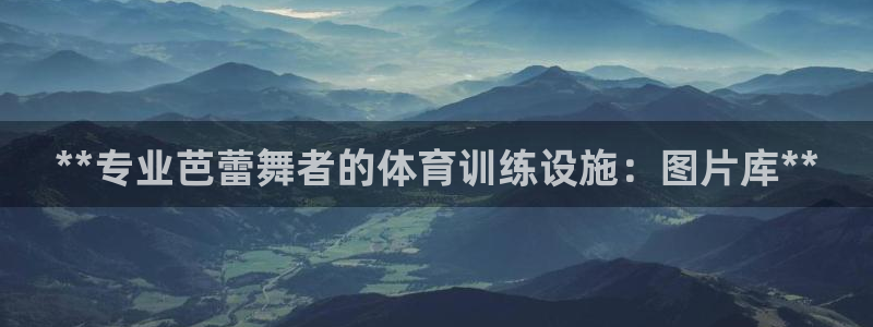 意昂3五金厂：**专业芭蕾舞者的体育训练设施：图片库