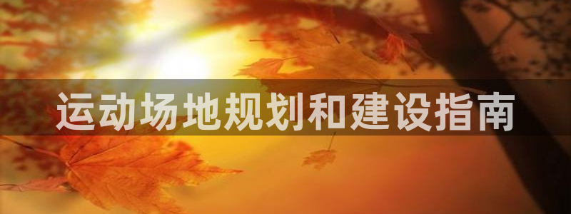 意昂体育3招商：运动场地规划和建设指南