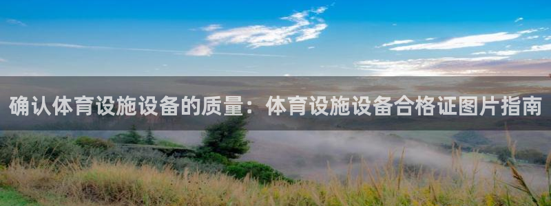 意昂3官网：确认体育设施设备的质量：体育设施设备合格
