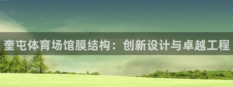 意昂体育3平台注册流程视频：奎屯体育场馆膜结构：创新