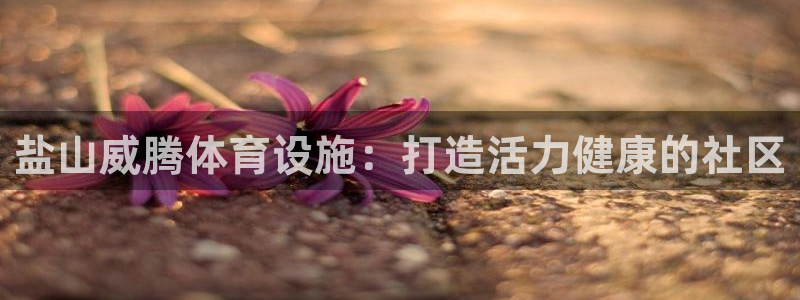 意昂3娱乐平台：盐山威腾体育设施：打造活力健康的社区